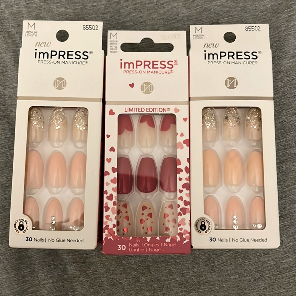 Impress nails. Limited edition Always and Forever ❤️ + Beloved